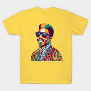 Stevie Wonder WPAP Limit Color T-Shirt